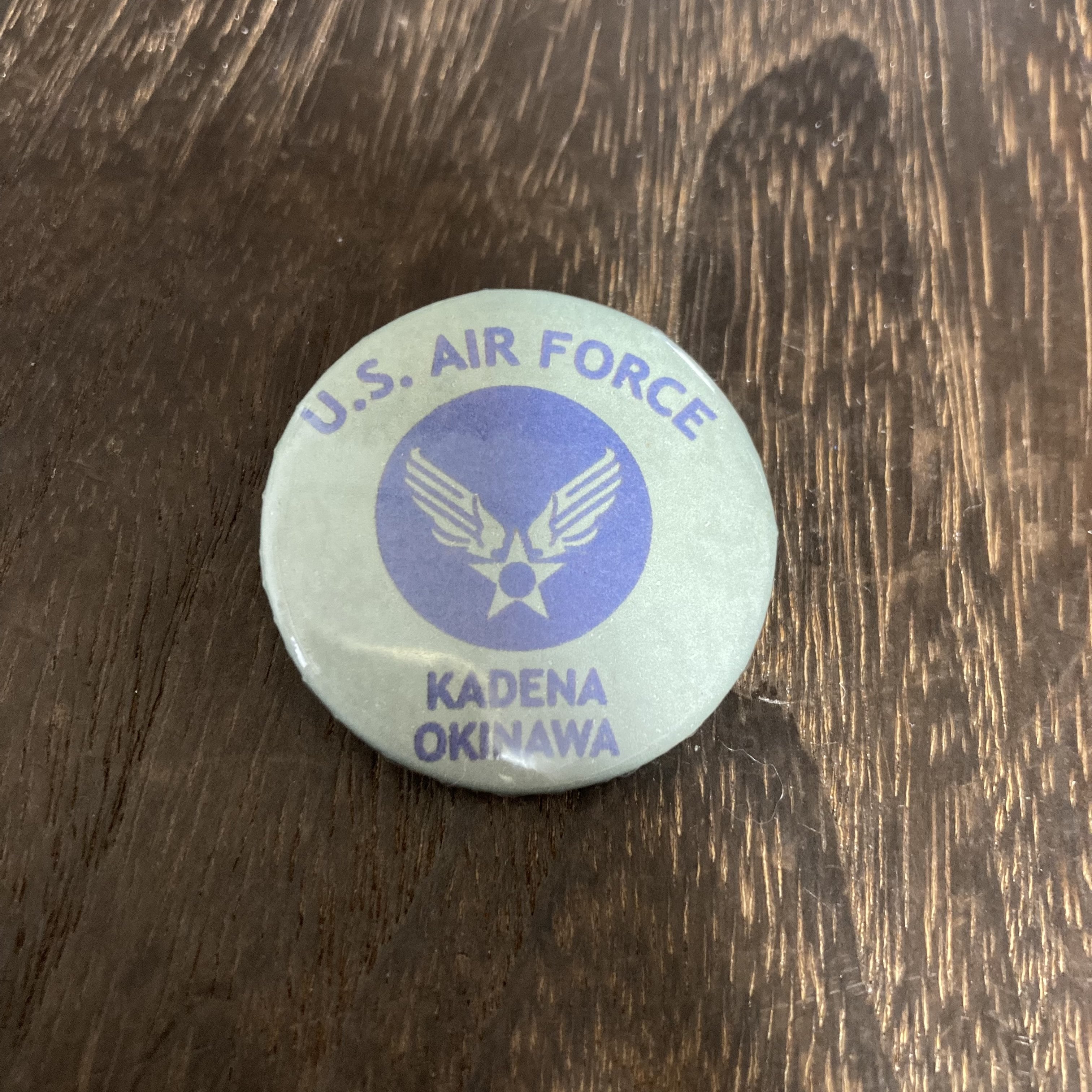 U.S. AIR FORCE 缶バッジ KADENA OKINAWA コレクション 米軍基地