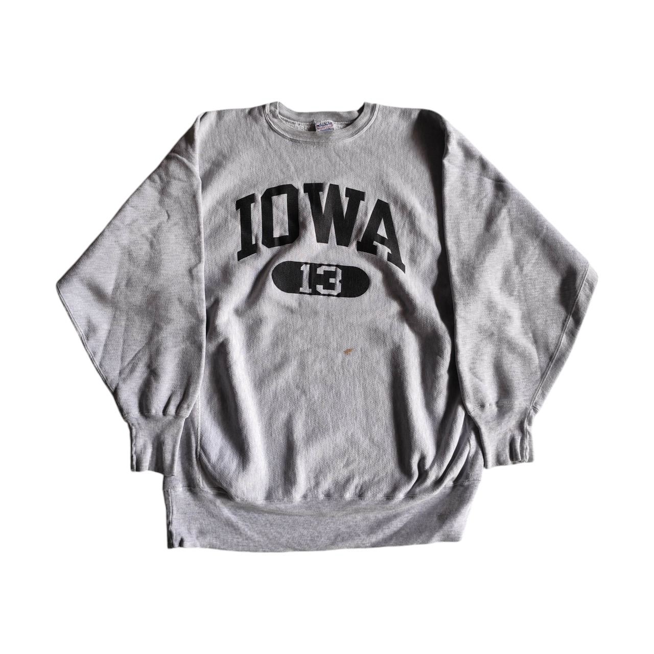 Champion チャンピオン アイオワ大学 iowa カレッジロゴトレーナースウェット リバースウィーブ XXL ナンバリング 13