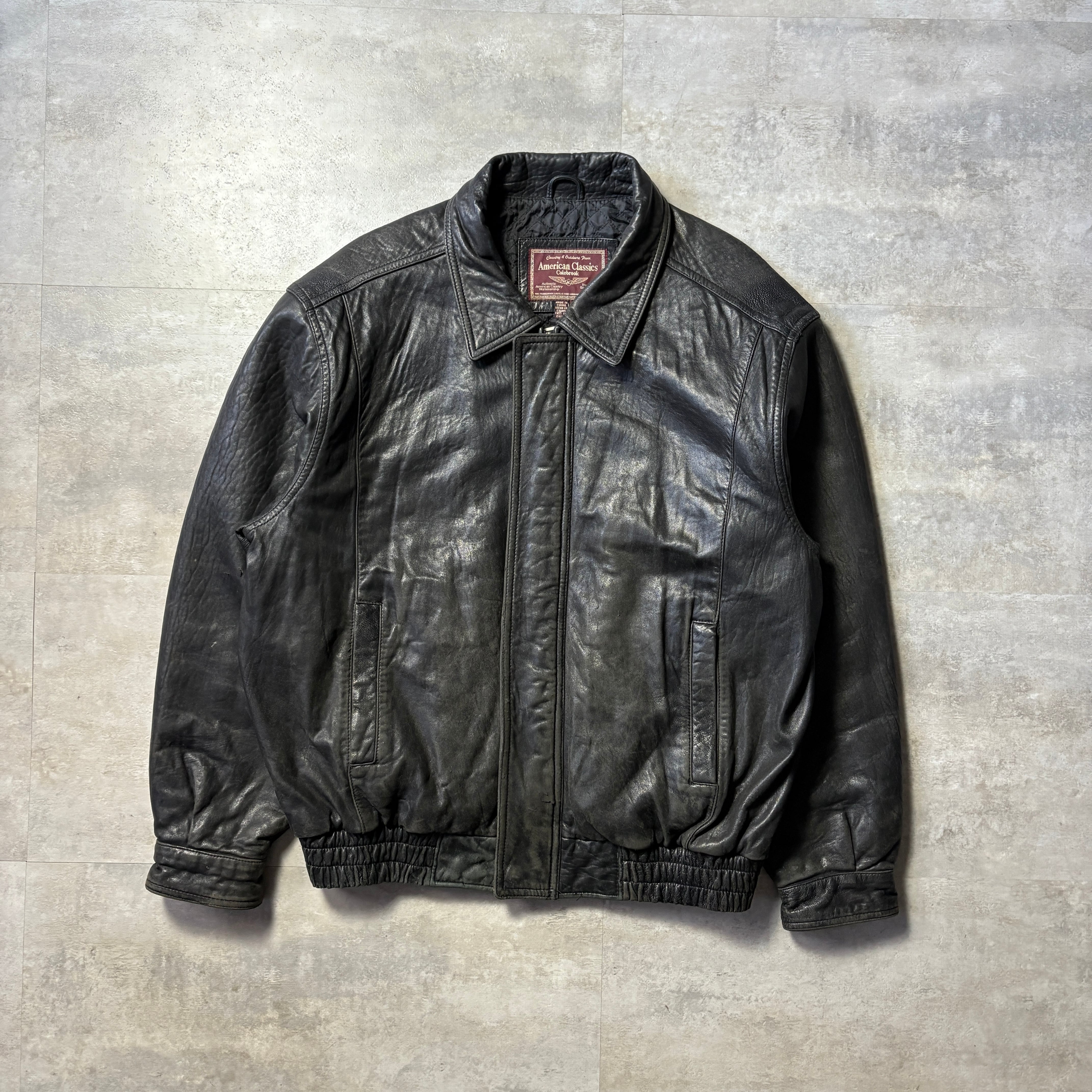 American classics colebrook レザージャケット XL | ANYTHBLE