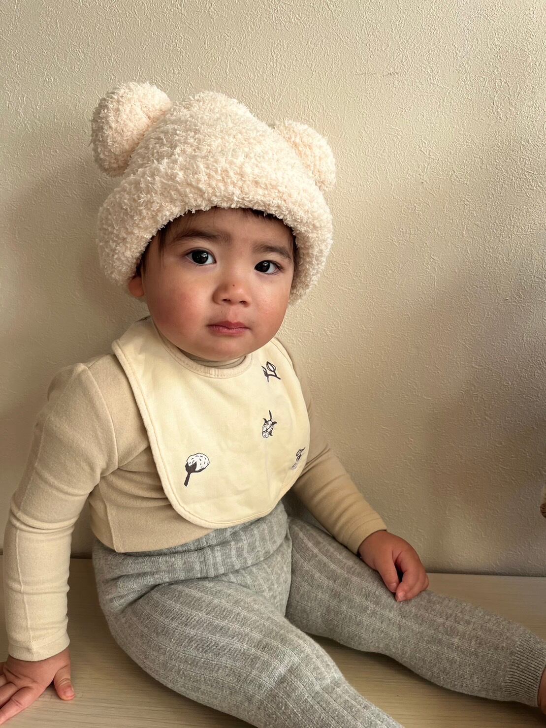 くま耳ニット帽