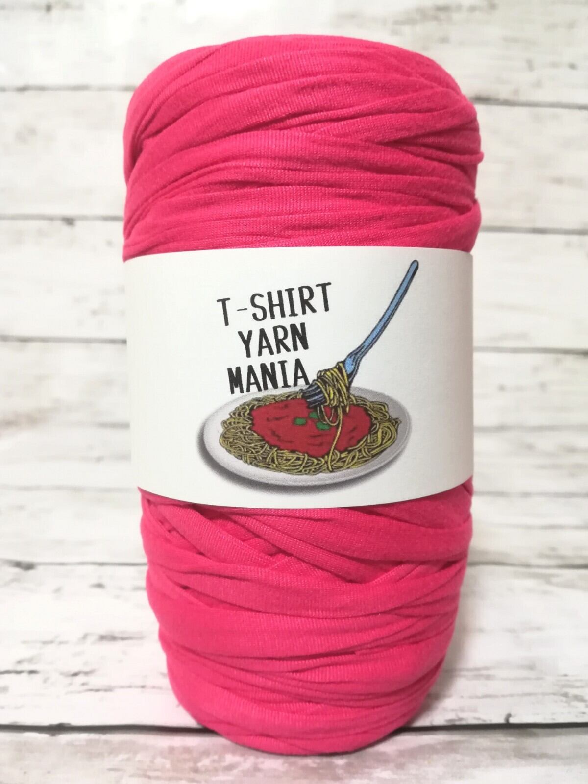 ピンク 1玉 50m Tシャツヤーン | T-SHIRT YARN MANIA ~Tシャツヤーン 