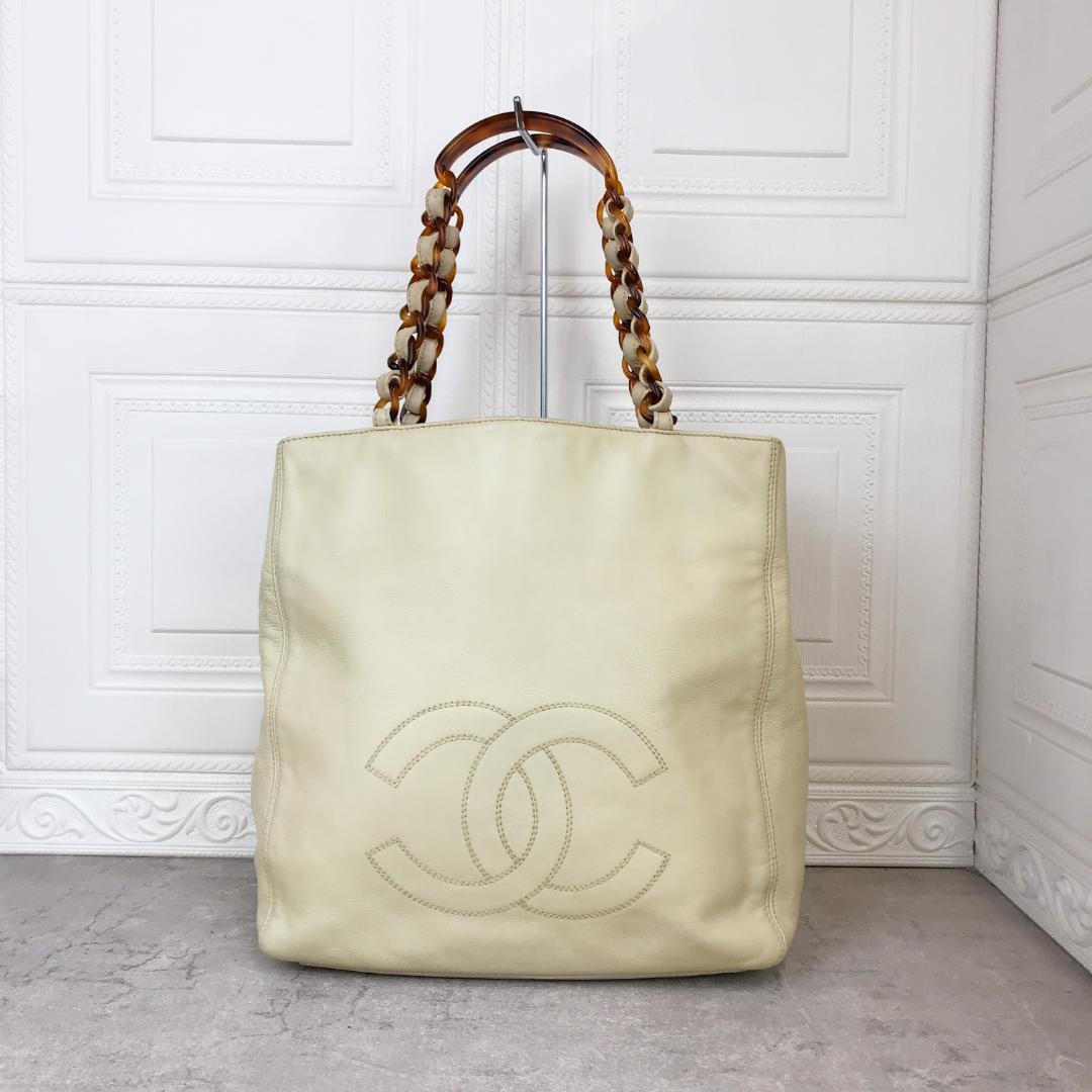 CHANEL べっ甲 チェーントートバッグ | Lit vintage