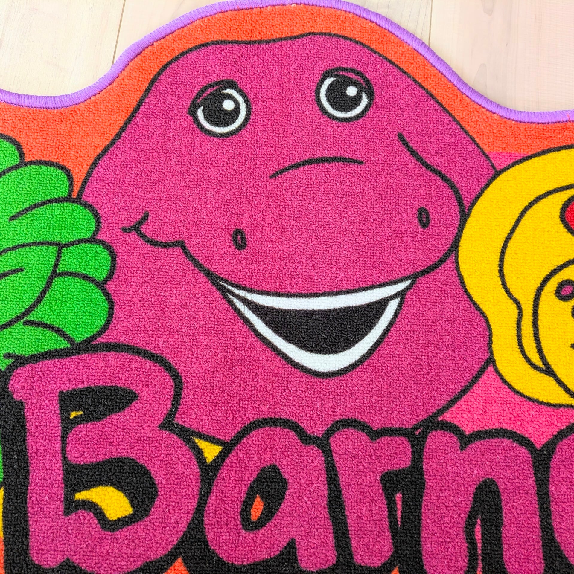 ♧【 Barney & Friends（ バーニー&フレンズ ） 】American MAT ( 裏面滑り止め加工 ) / キッチンマット / ふかふかマット / フロアマット / バス / エントランス / ロングバージョン〚アメリカン雑貨 アメトイ〛