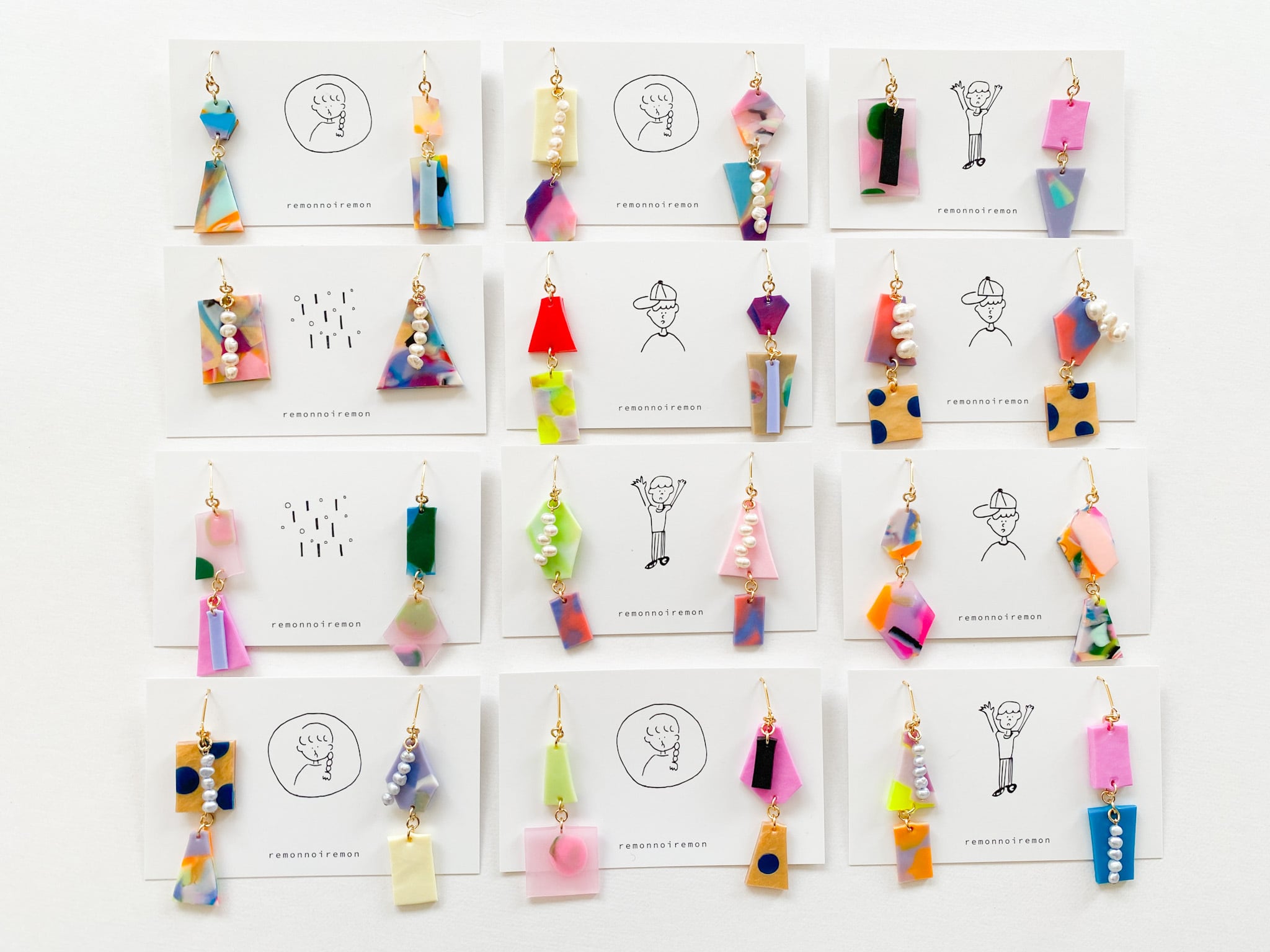 (淡水パール）カケラピアス/イヤリング