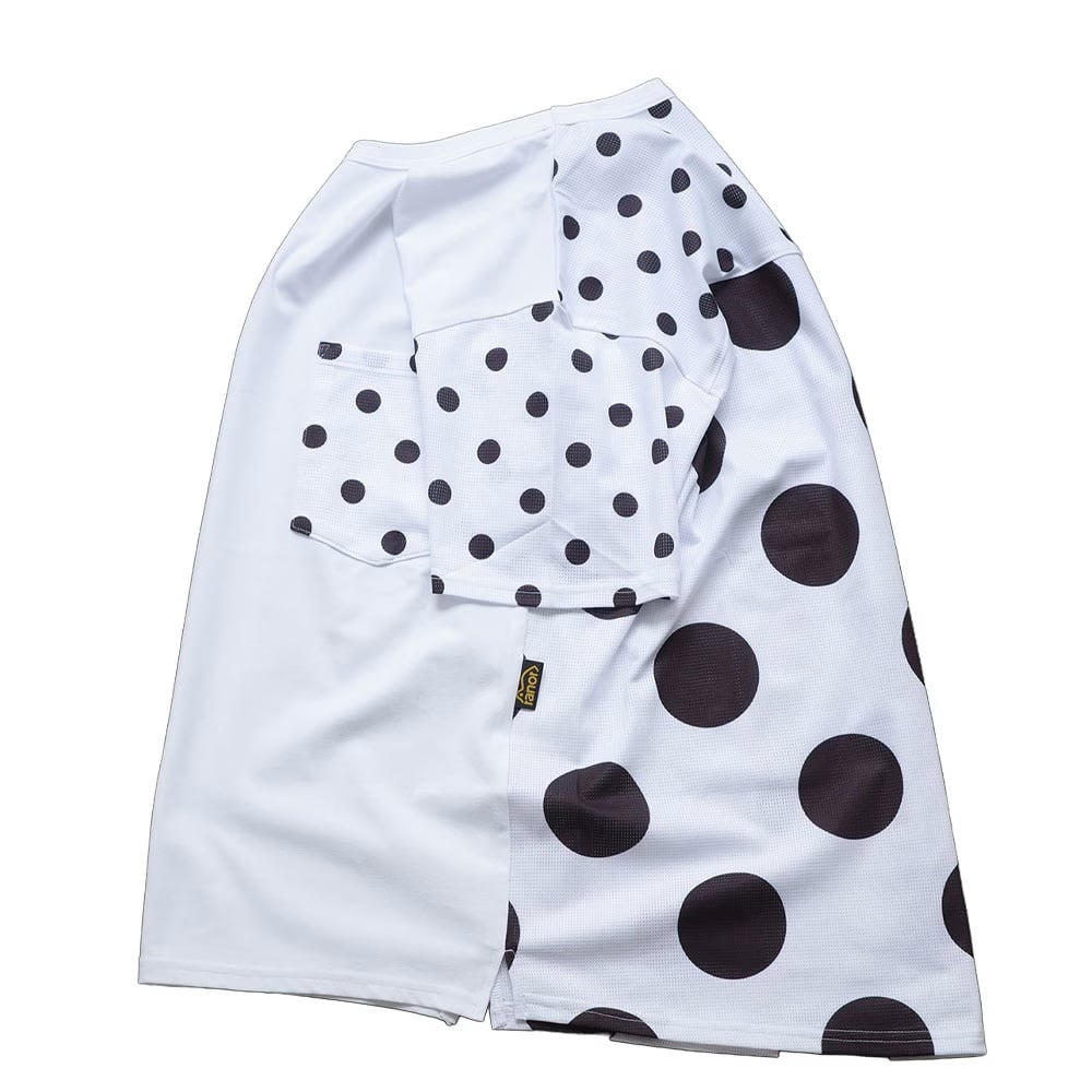 ranor(ラナー) DOT T-SHIRT WHITE×WHITE | play field mountain