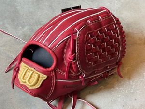 2026年限定モデル　BASIC LAB DUAL【Wilson】軟式用グローブ　D5型 ［Wilson中村氏］直伝型付け　ブリック
