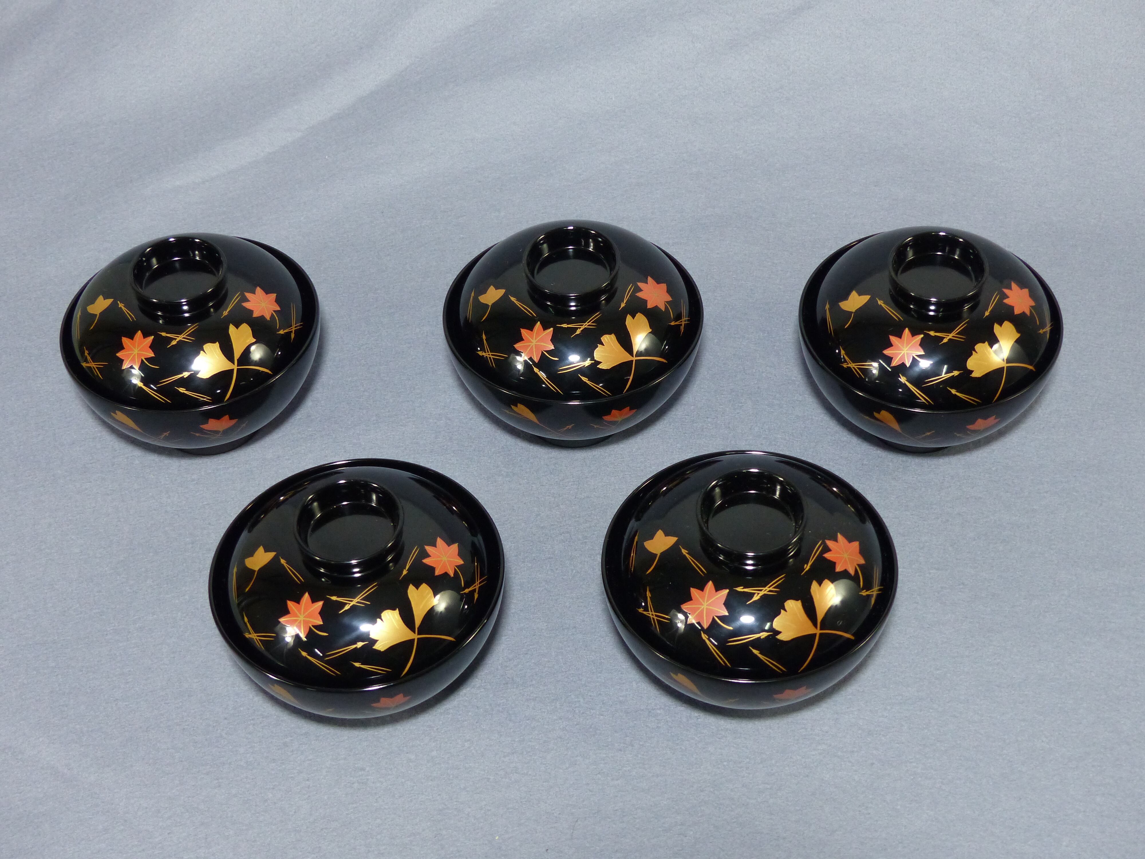 輪島塗 坂本 正春 作 月に時鳥蒔絵 平棗 | 漆器 米永商店