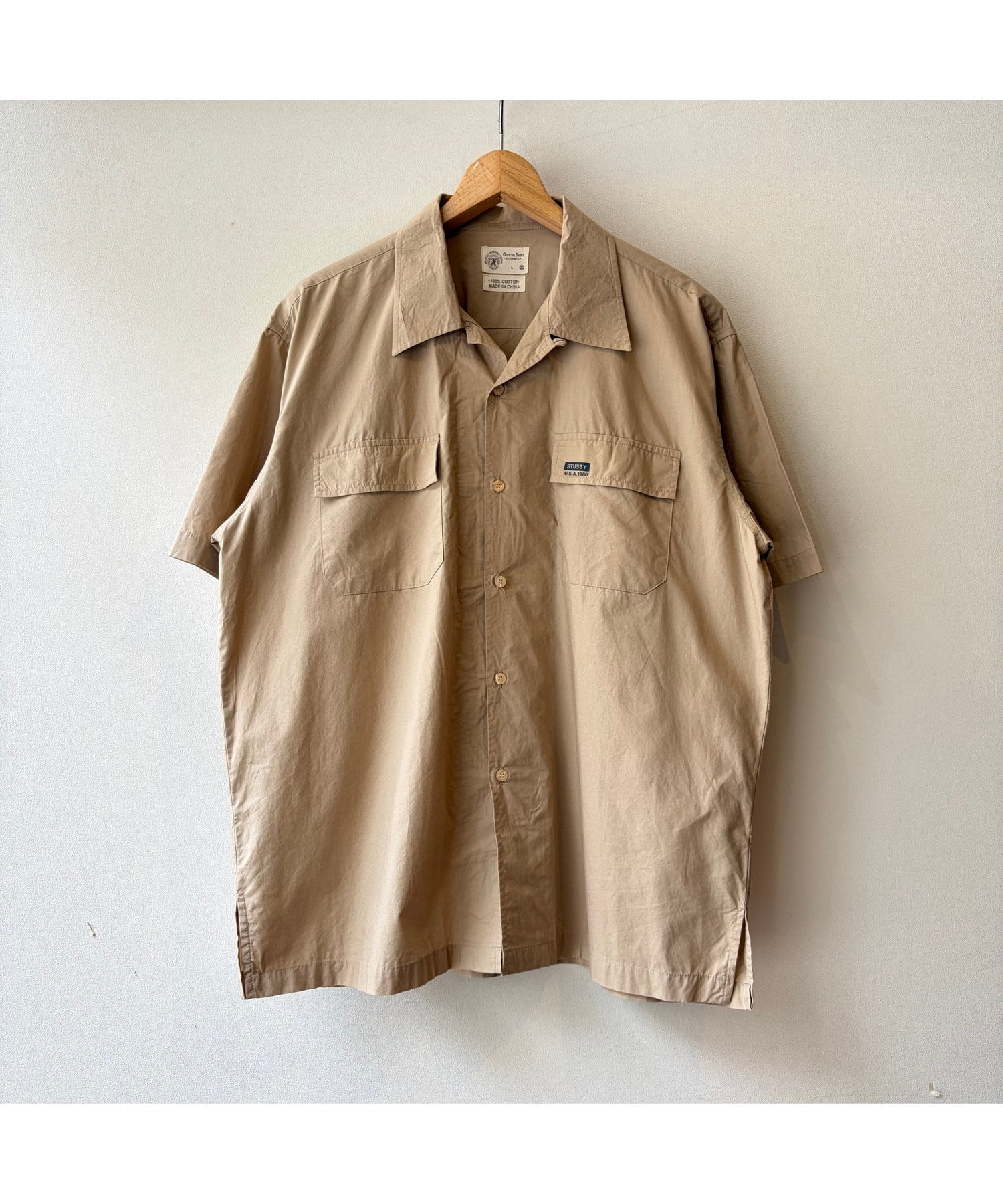 60's USA製 King Louie ボーリングシャツ メンズサイズM ブルー