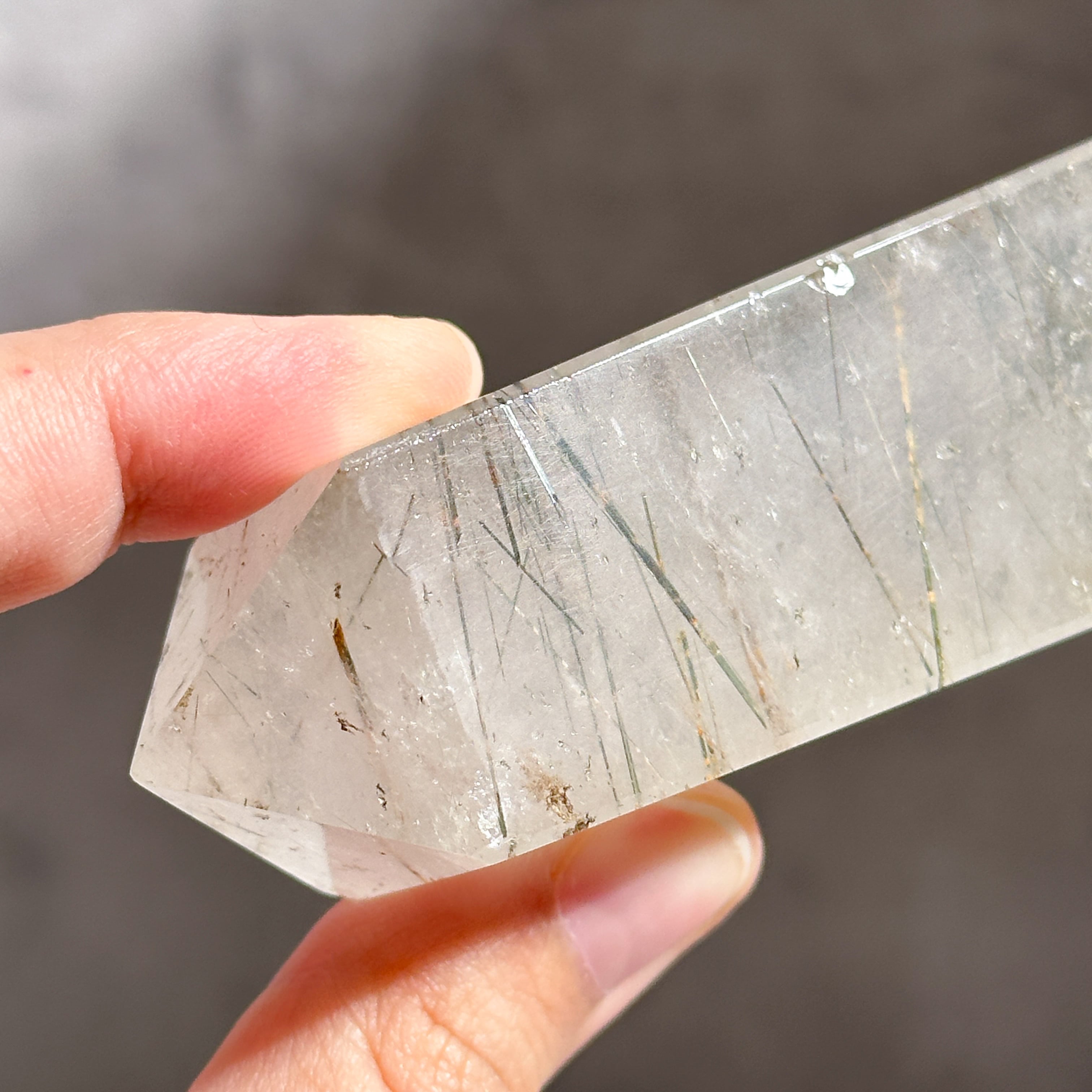マルチルチルクォーツ タワー 04◇ Multi-Rutile Quartz ◇天然石