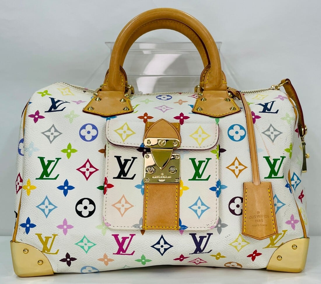 LOUIS VUITTON ルイ ヴィトン モノグラムマルチカラー スピーディ30 ...