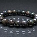 ブラックオパール ブレスレット 12mm 一点物 111-38001