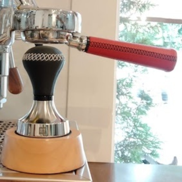 ボトムレスポルタフィルター ● ステンレス製 +レザーハンドル Classic E61 Marzocco Slayer Rocket