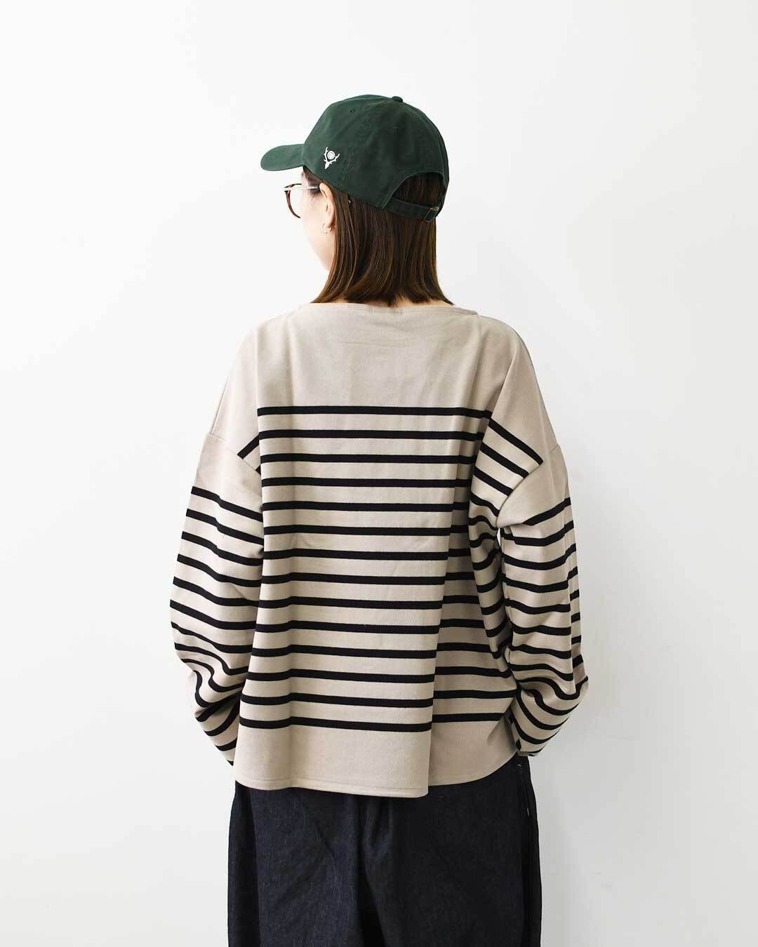 ORCIVAL [オーチバル・オーシバル] Rachel Boat Neck Wide Sailor T