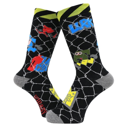 WHIMSY / STANG LURK SOCKS BLACK