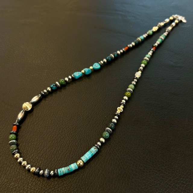 ブライト（Bright）ネックレス（Wave Lapis Lazuli）50cm 
