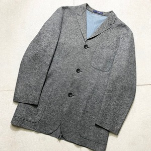 vintage KENZO HOMME felt tailored jacket made in France | NOIR ONLINE