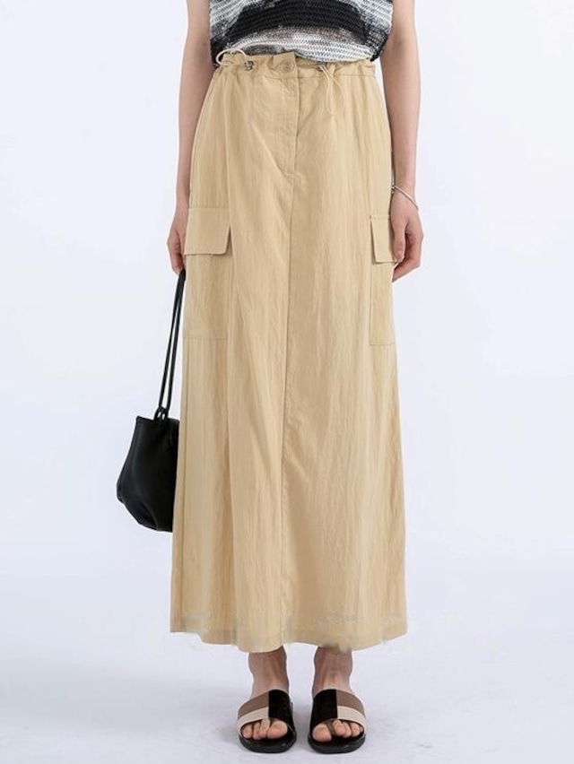 Cargo drawstring skirt（カーゴドローストリングスカート）c-330