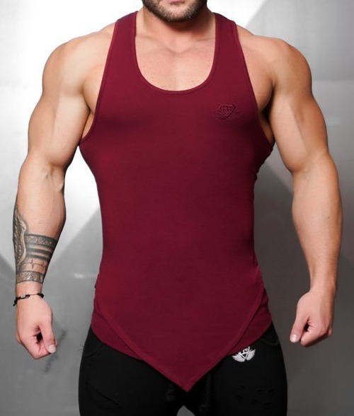NEO DOUBLE CUFFED stringer-Burgundy