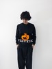 90s USA製 JERZEES Knit switching raglan sweat