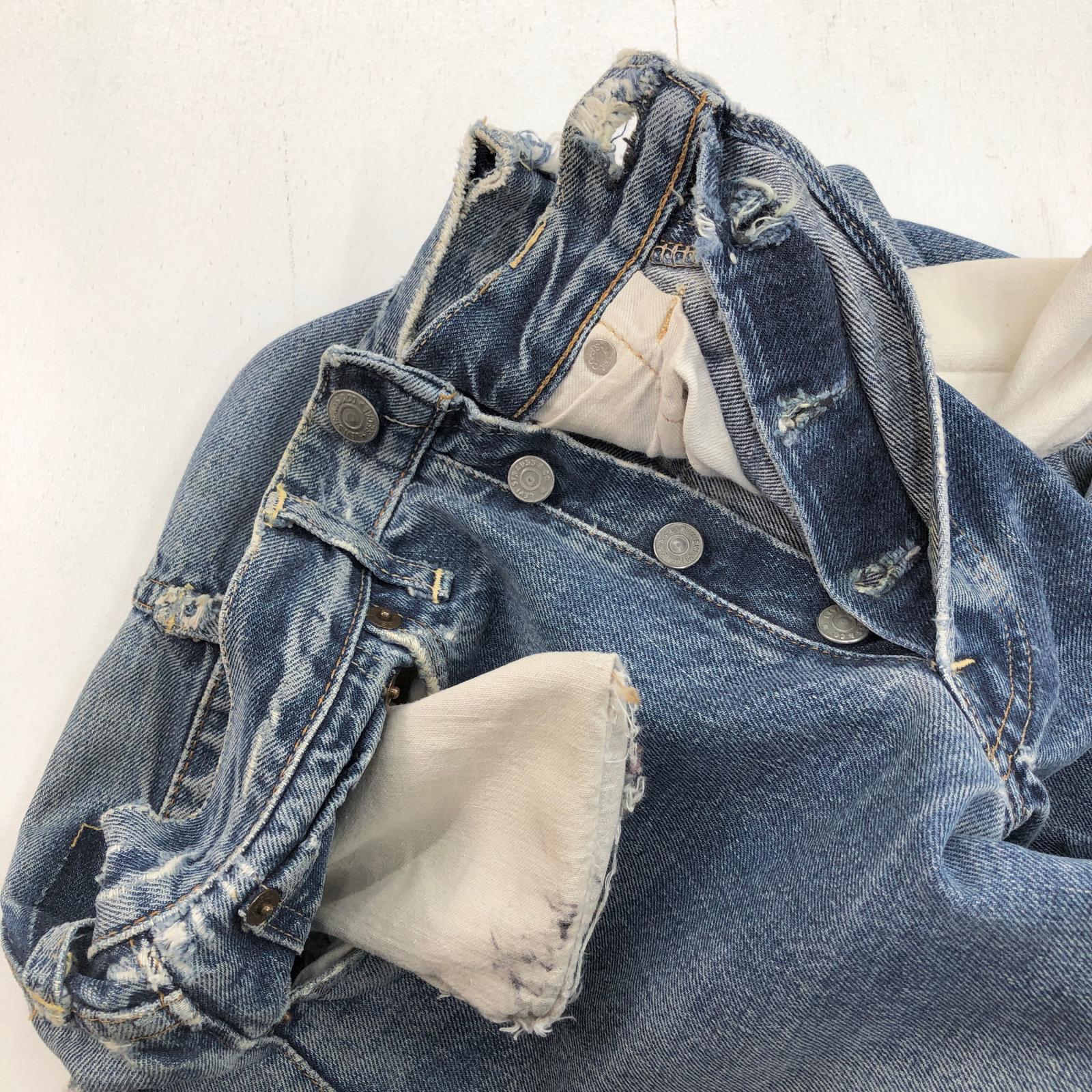 ゴールデンサイズ W34 60年代 リーバイス 501 BIG E 刻印16 LEVI'S リーバイス 60- 70年代 USA製 501 BIG E 初期 66前期 バック