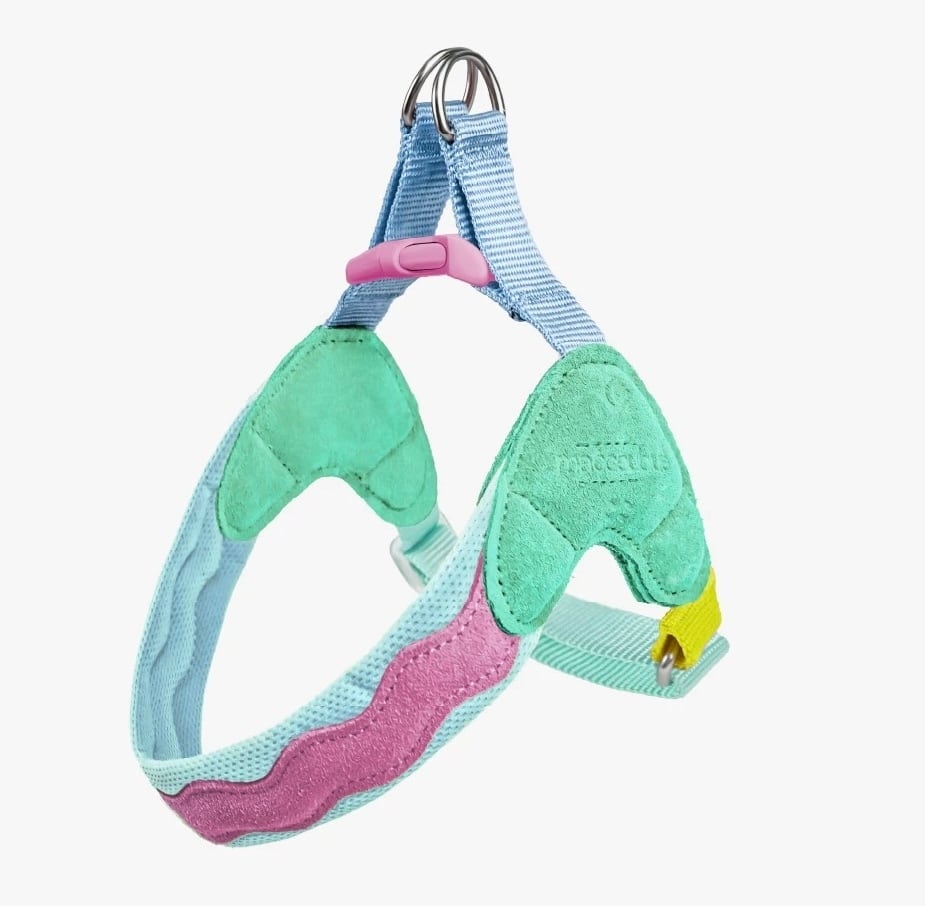 MAOGOUBLUE ハーネスとリードのセット MAOGOUBLUE 3WAY マシュマロリード アイランドV型ハーネス