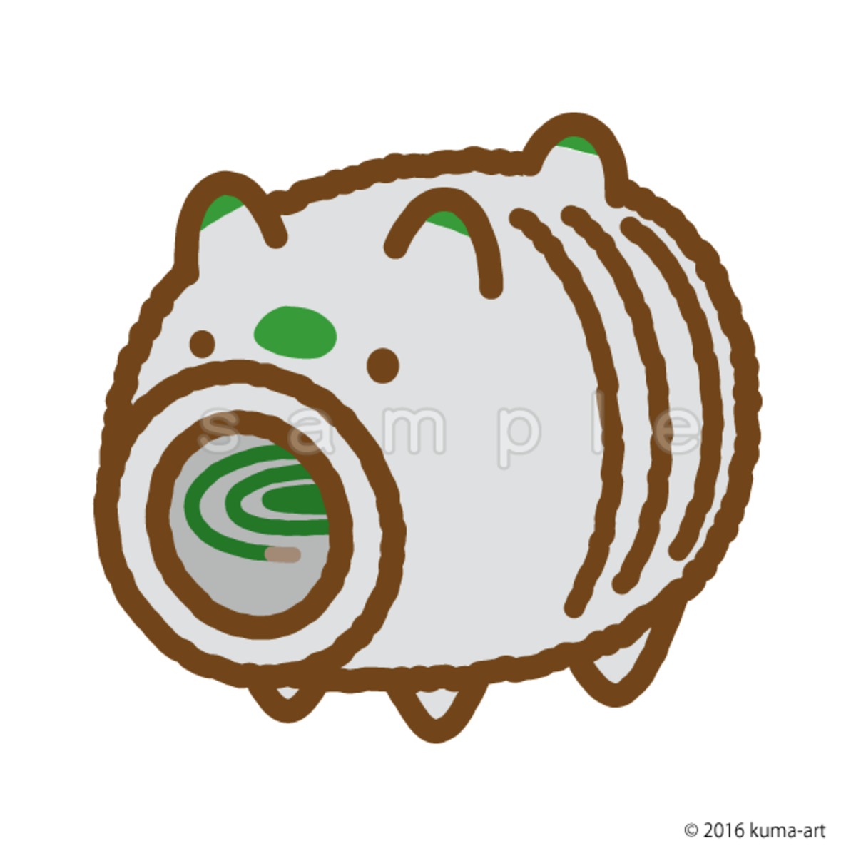 蚊取り線香 K039 Ai イラストショップくま 商用利用okのかわいいイラストのフリー素材がたくさん