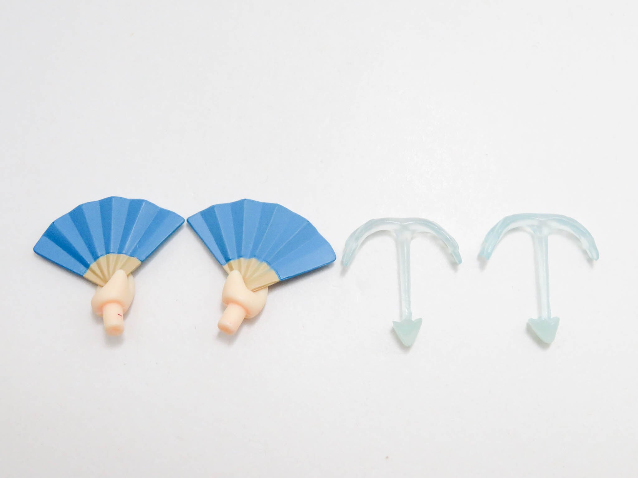 再入荷(A−ランク)【630】 アクア 小物パーツ 扇子(花鳥風月) ねんどろいど