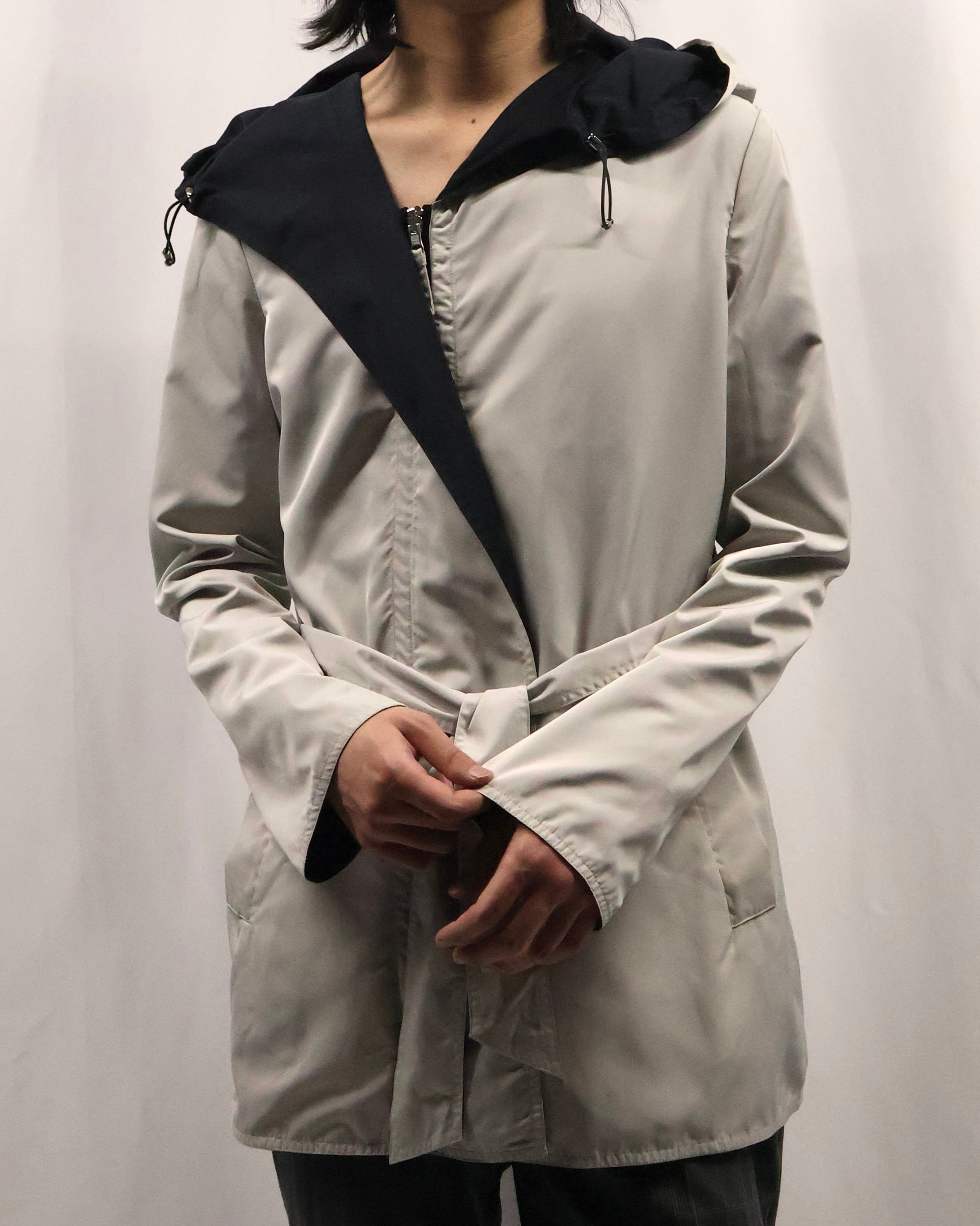 ARMANI COLLEZIONI】nylon reversible hooded jacket | blendmarket