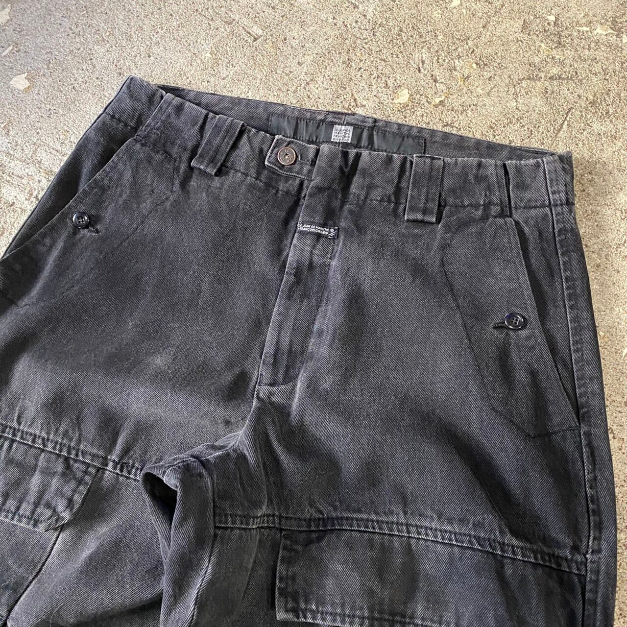 90s Marithe Francois Girbaud baggy black denim pants | What'z up