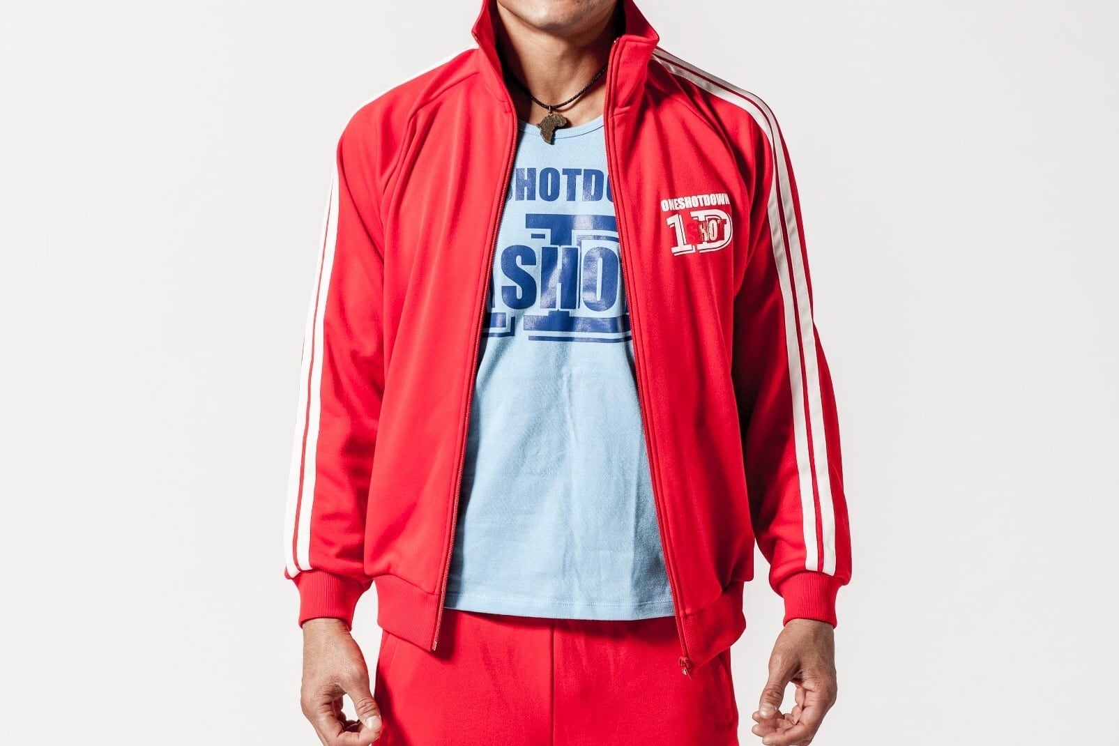 ONESHOTDOWN ダブルジップ ジャージ（ライン）上・下 | ONESHOTDOWN