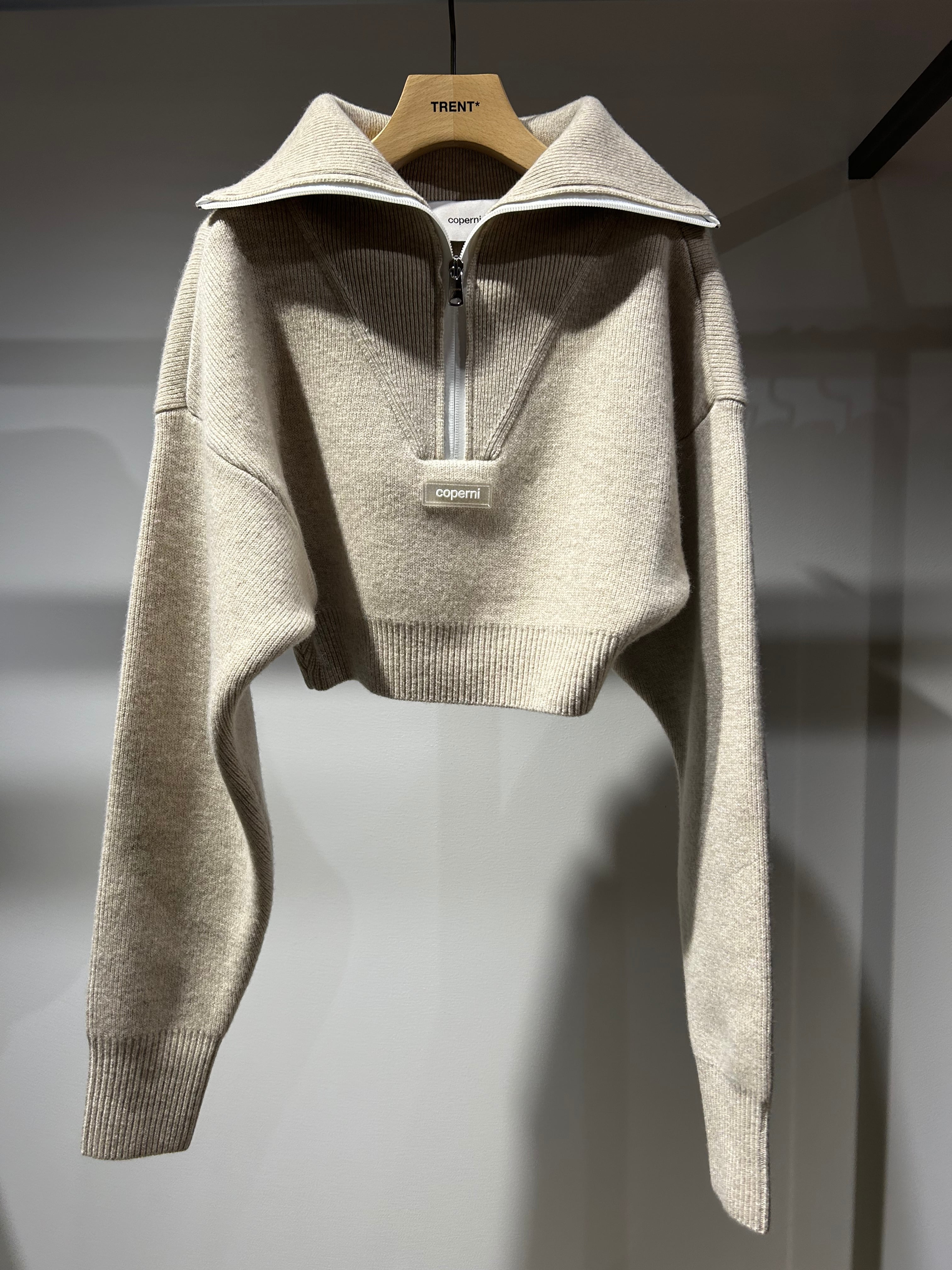 coperni コペルニ / HALF-ZIP BOXY CROPPED SWEATER / ニット coperni コペルニ / HALF-ZIP BOXY CROPPED SWEATER / ニット