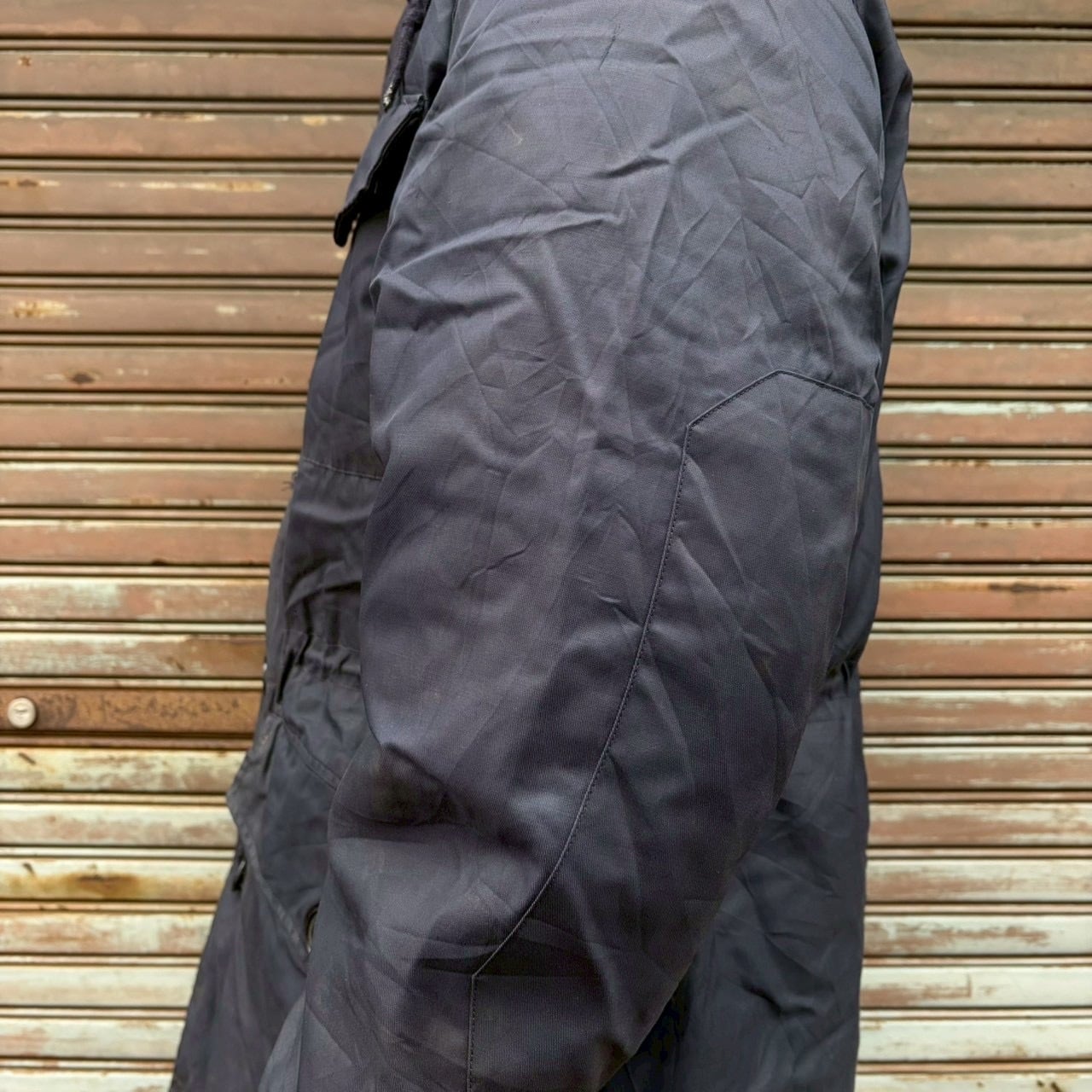 希少 70s カナダ軍 実物 フィールドパーカー ネイビー モッズコート L