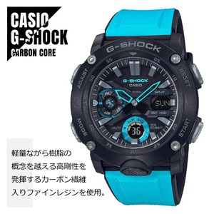 CASIO カシオ G-SHOCK Gショック カーボンコアガード構造 GA-2000-1A2 ブラック×ブルー 腕時計 メンズ