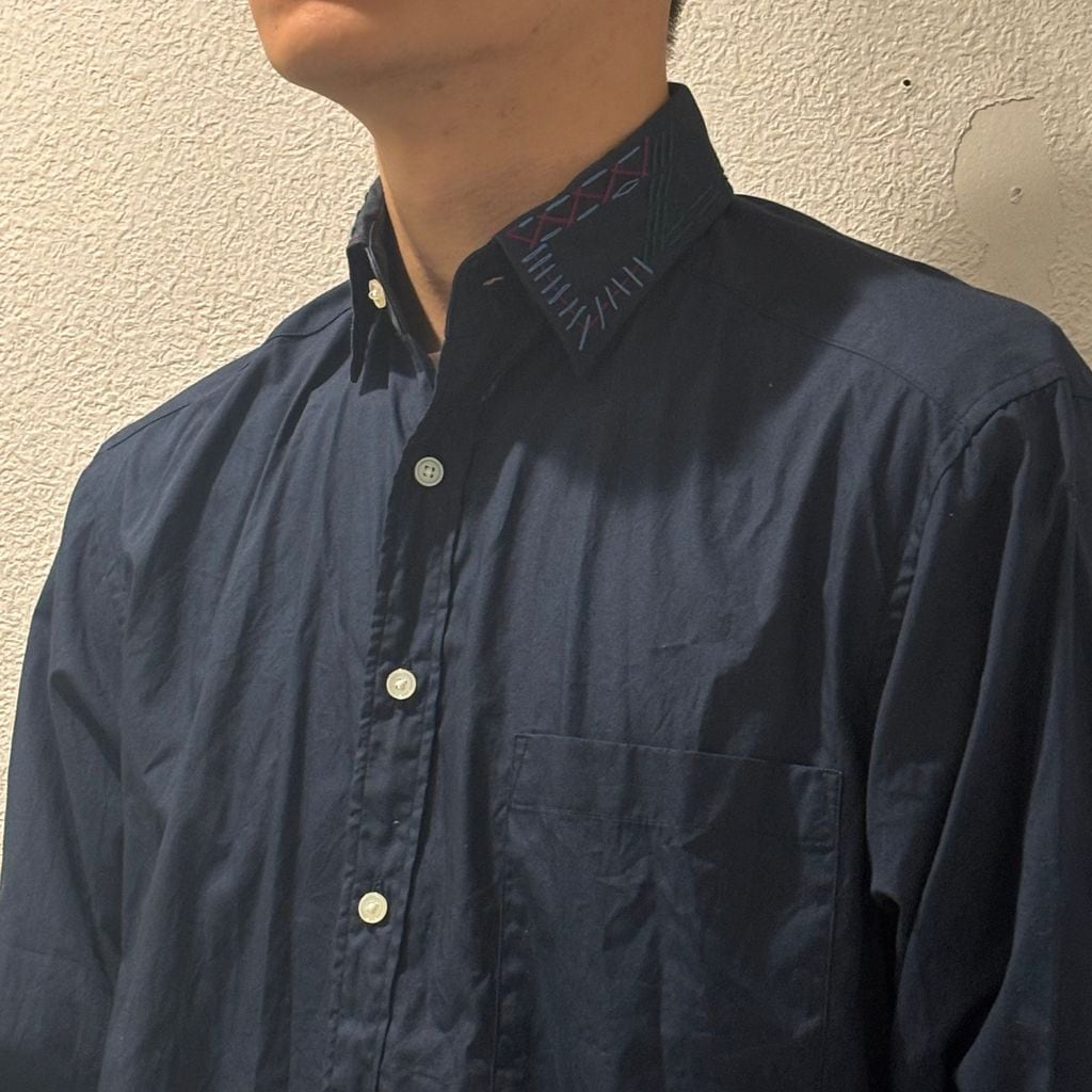 KOLOR カラー 20SCM-B07118 長袖刺繡シャツ size1【表参道t