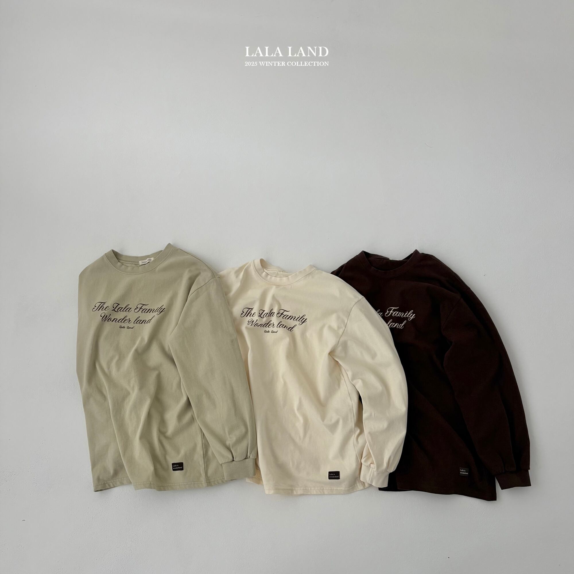 lala family tee for mom【lalaland】※12月下旬発送予定