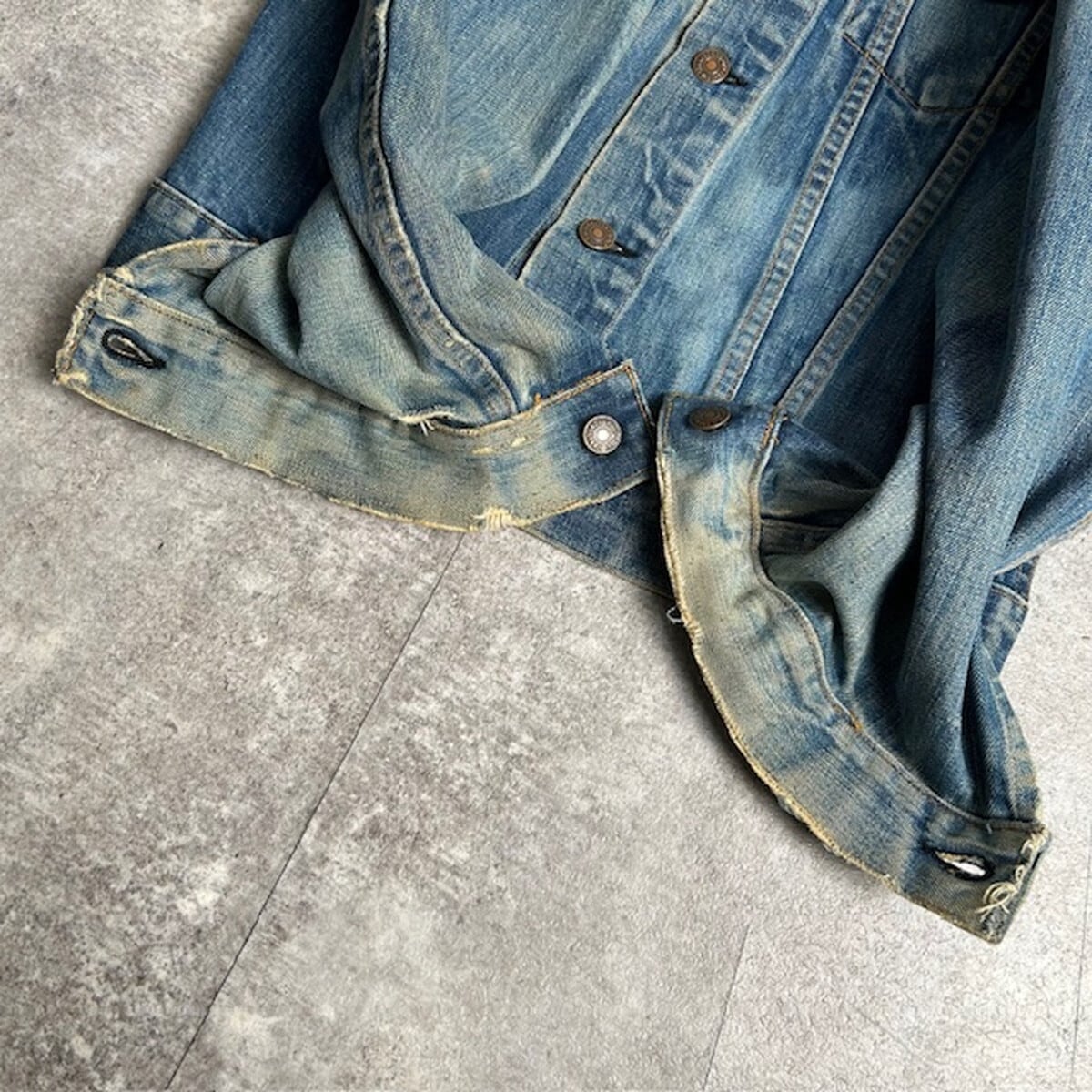 60sリーバイス 70505 Big E デニムベスト 4th サイズ36 60's 70's Levi's 70505 BIG-E 36 デニムジャケット vintage