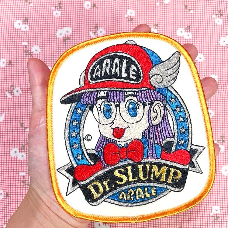 アラレちゃん ワッペン【大】(縫い付けタイプ) ◇1個◇ | 雑貨屋ミケちゃん