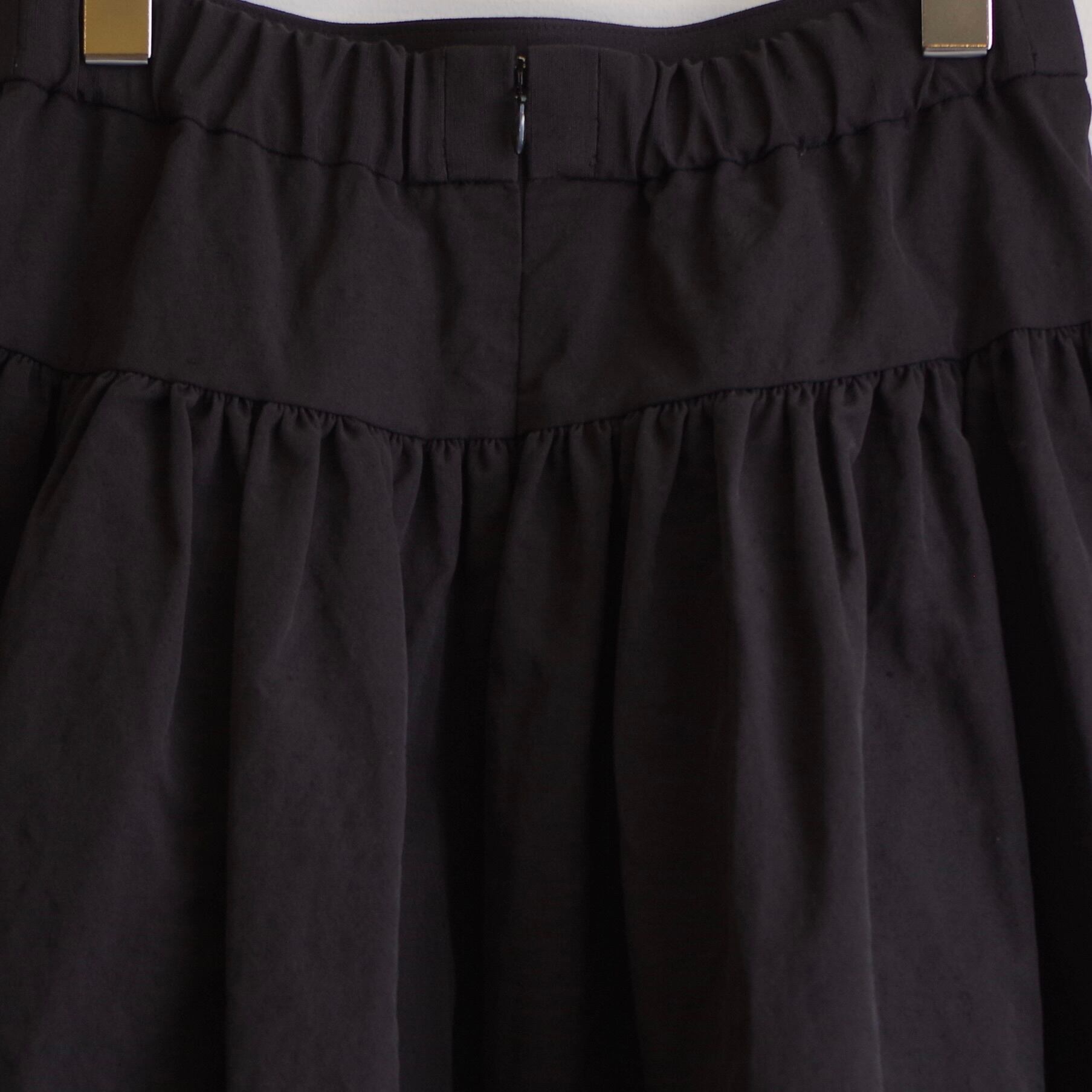 Pale Jute BLACK SKIRT | 1F Store