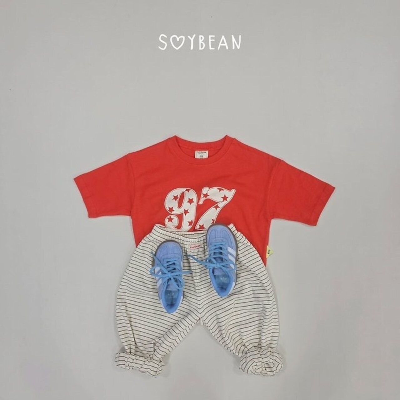 韓国子供服 / 26Autumn / soybean / 97ナンバー Tシャツ / キッズ服 / ジュニア服 / 秋服 *XS~JM*