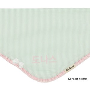 【予約】[ thesallyslaw ] Maybel Naming Bandana｜Mint stripe