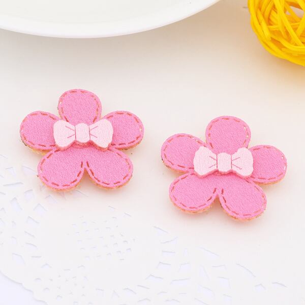 ヘアピン キッズ　子供 かわいい　桜 さくら 花 ピンク