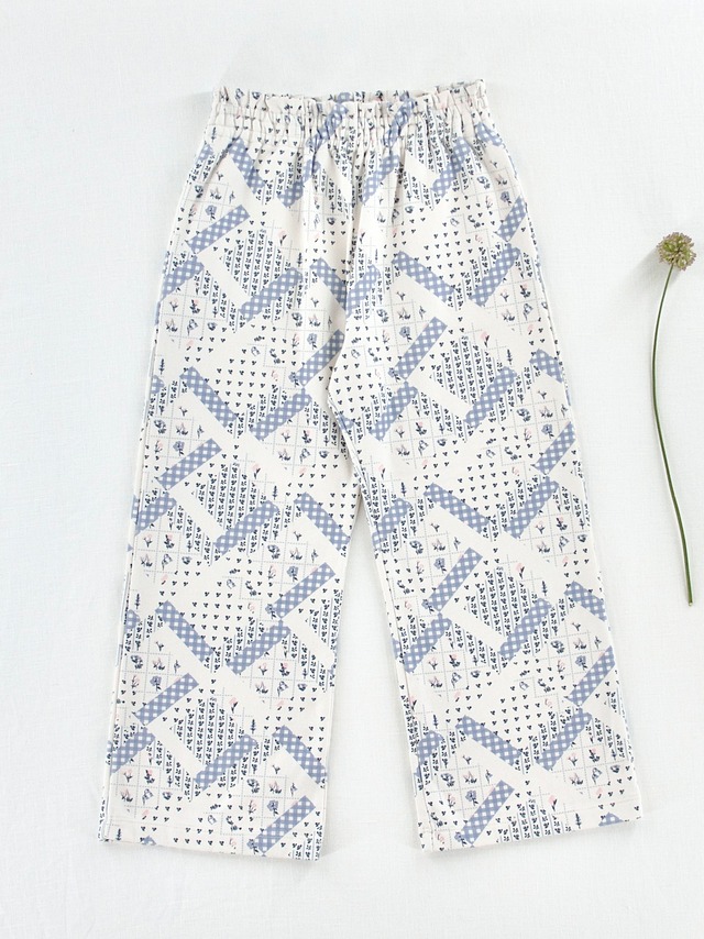 【iver&isla】pima beach pant patchwork