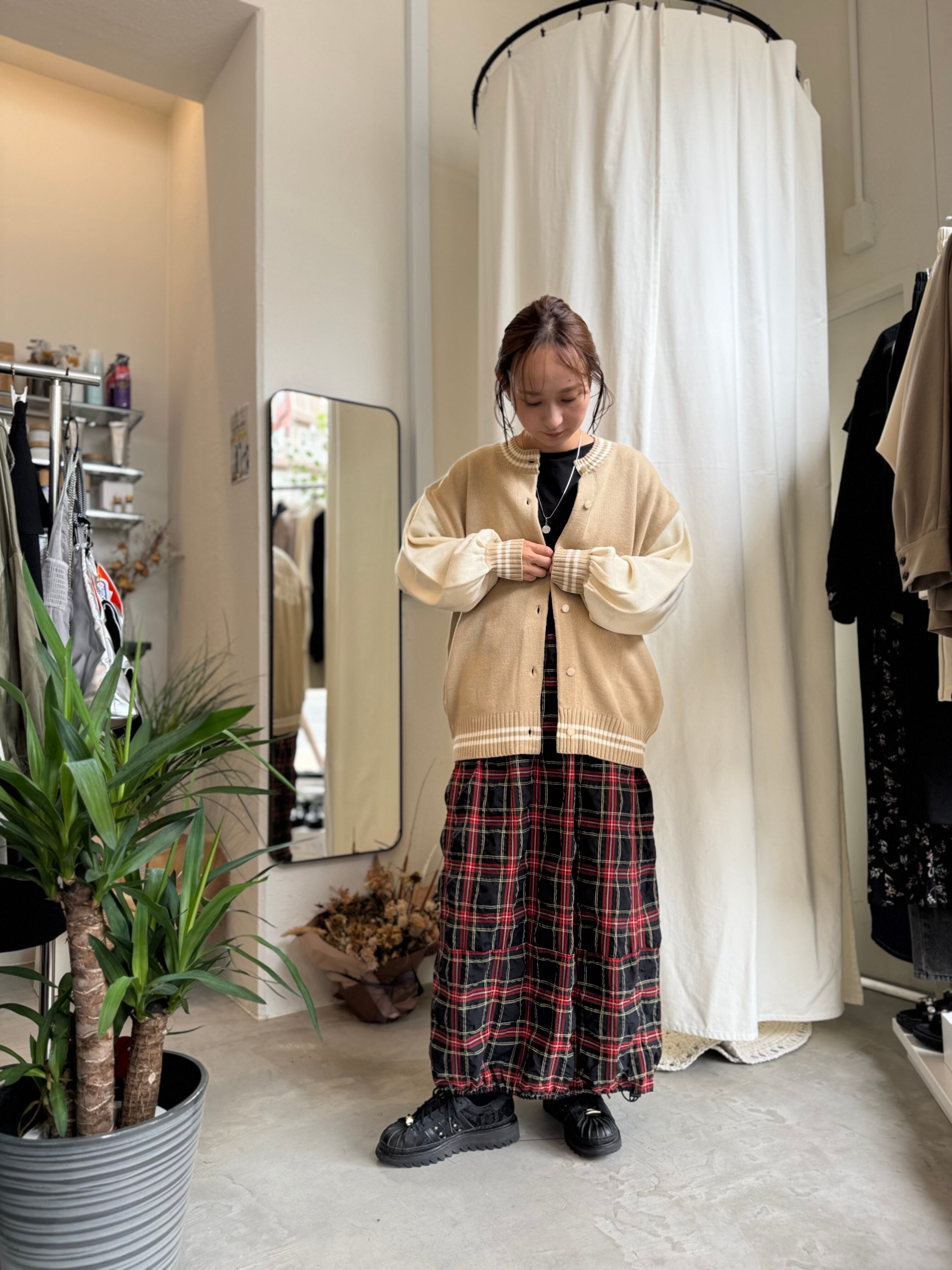 【DOS DIOSAS】ニットスタジャン  D8585