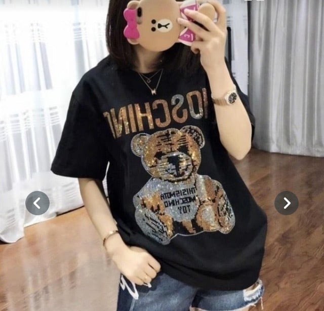 Tシャツ キラキラ スパンコール レディース メンズ カップル