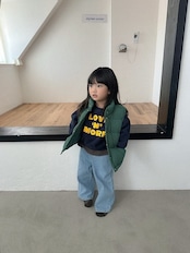 〖取寄〗韓国子供服 / 26winter / Digreen / ビビッドパディングベスト / キッズ / 冬服 *S~2XL*