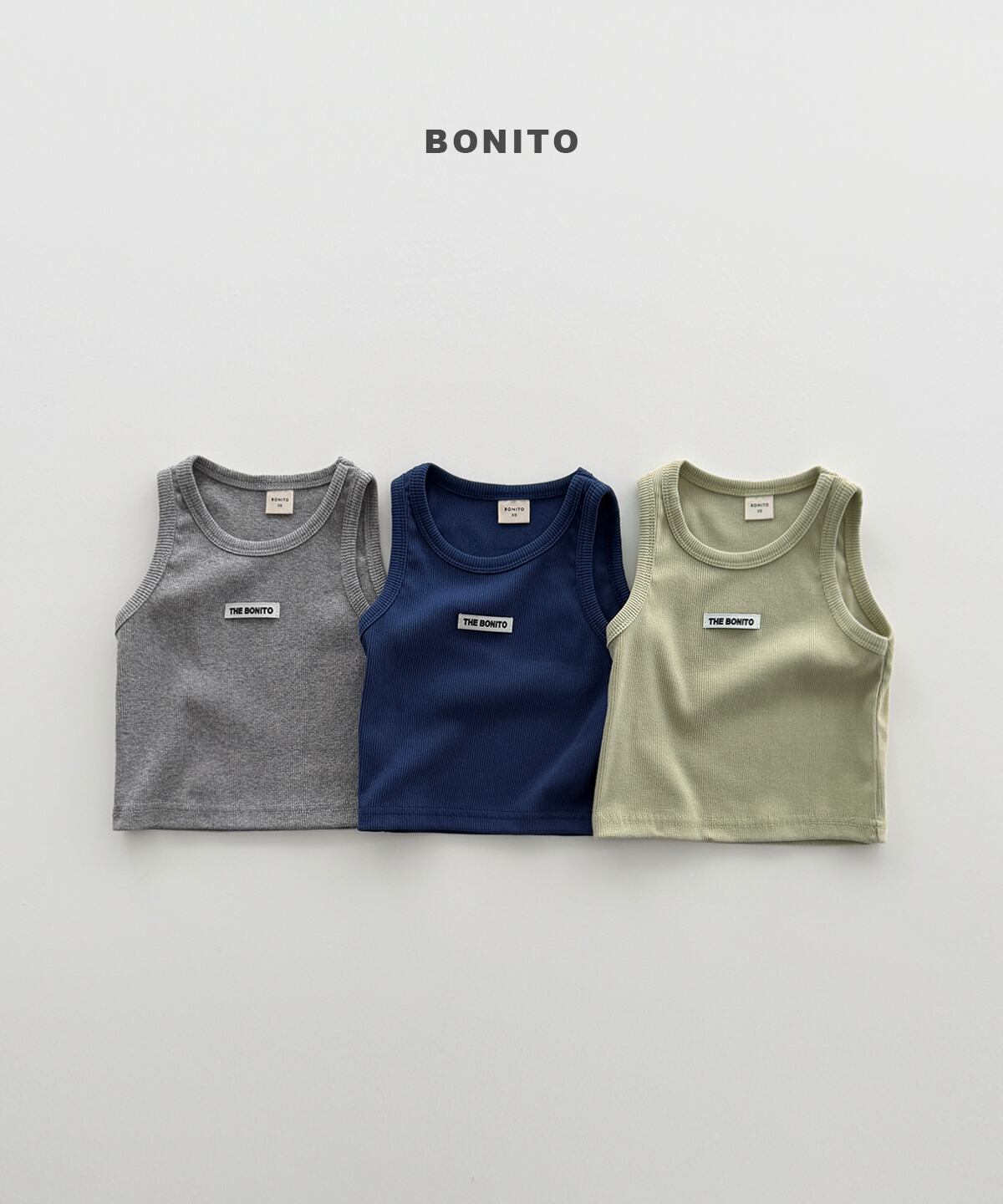ribbed layerd sleeveless【BONITO】※9月中旬発送予定