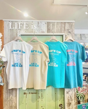 LIFE is × MAPUAコラボsurf's up半袖Tシャツ ¥4,990+tax(¥5,489)