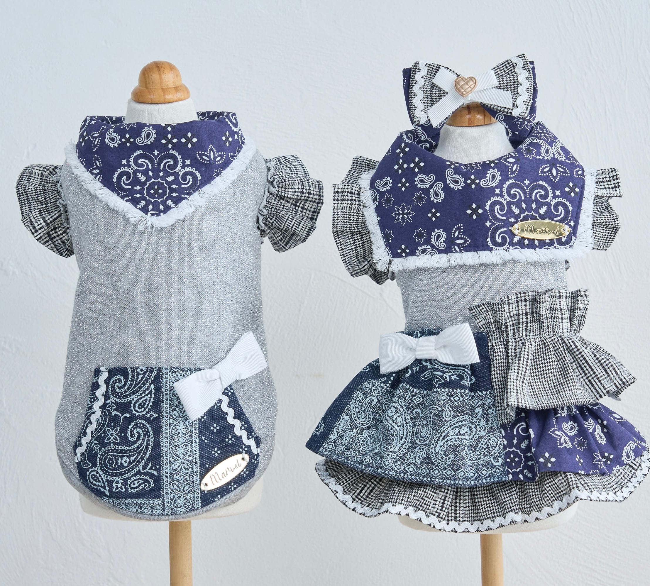 ご予約★Check Paisley Onepiece ★