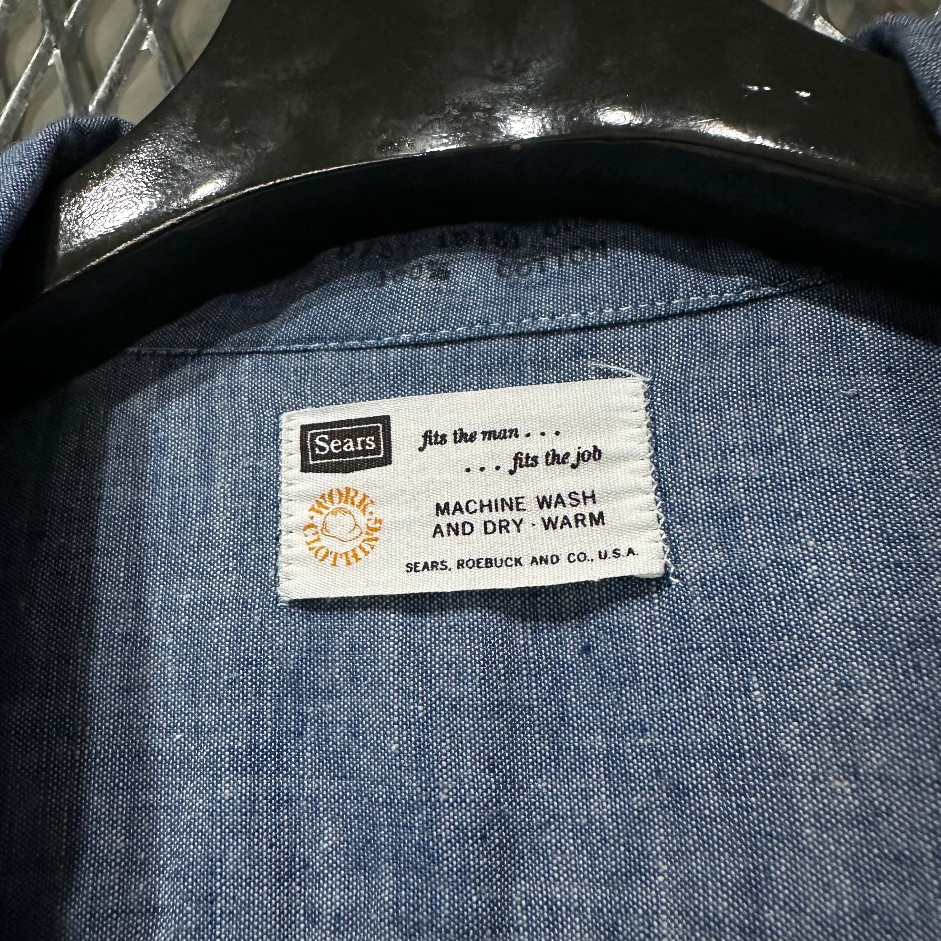 デッドストック 60s SEARS ROEBUCK ビンテージ シアーズ 半袖
