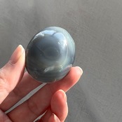 オルカアゲート*パーム*天然石インテリア*天然石置物*握り石*2303176